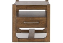 cabalynn light brown end table   