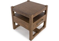 cabalynn light brown end table   