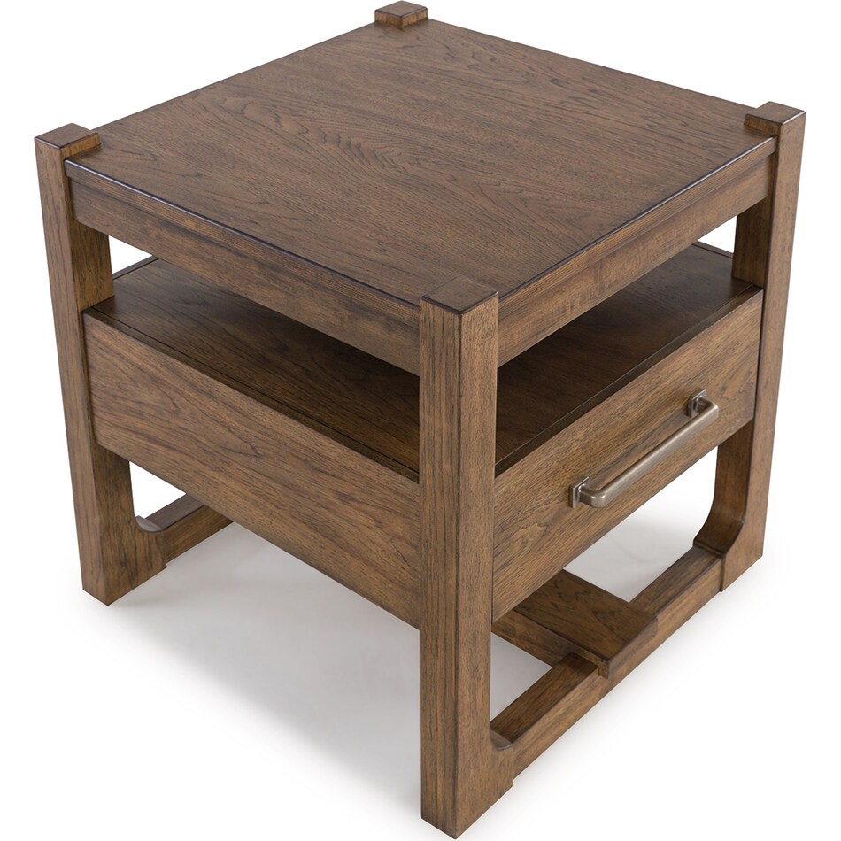 cabalynn light brown end table   