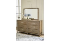 cabalynn light brown mirror   