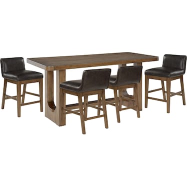CABALYNN 5-PC COUNTER HEIGHT DINING SET