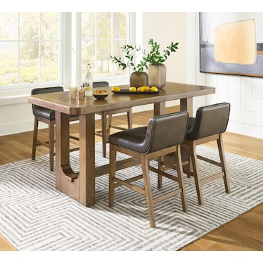 CABALYNN 5-PC COUNTER HEIGHT DINING SET