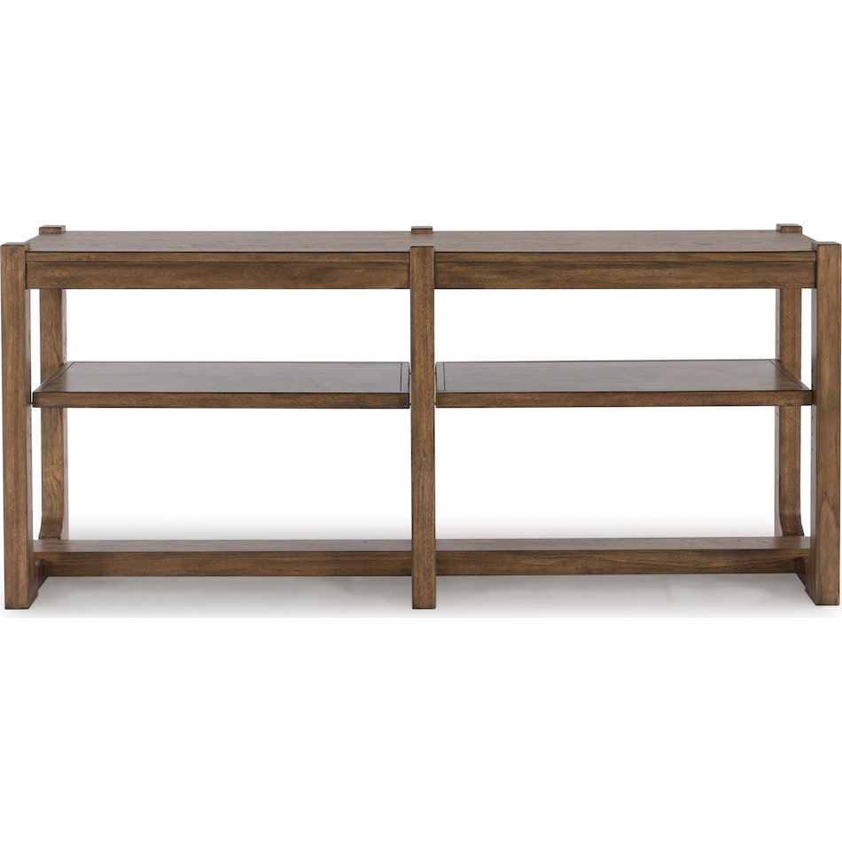 cabalynn light brown sofa table   
