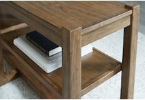 cabalynn light brown sofa table   