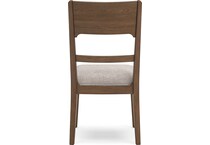 cabalynn oatmeal light brown side chair   