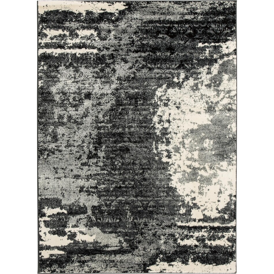 caci black cream grey rug meduim   
