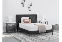 cadmori black full headboard   