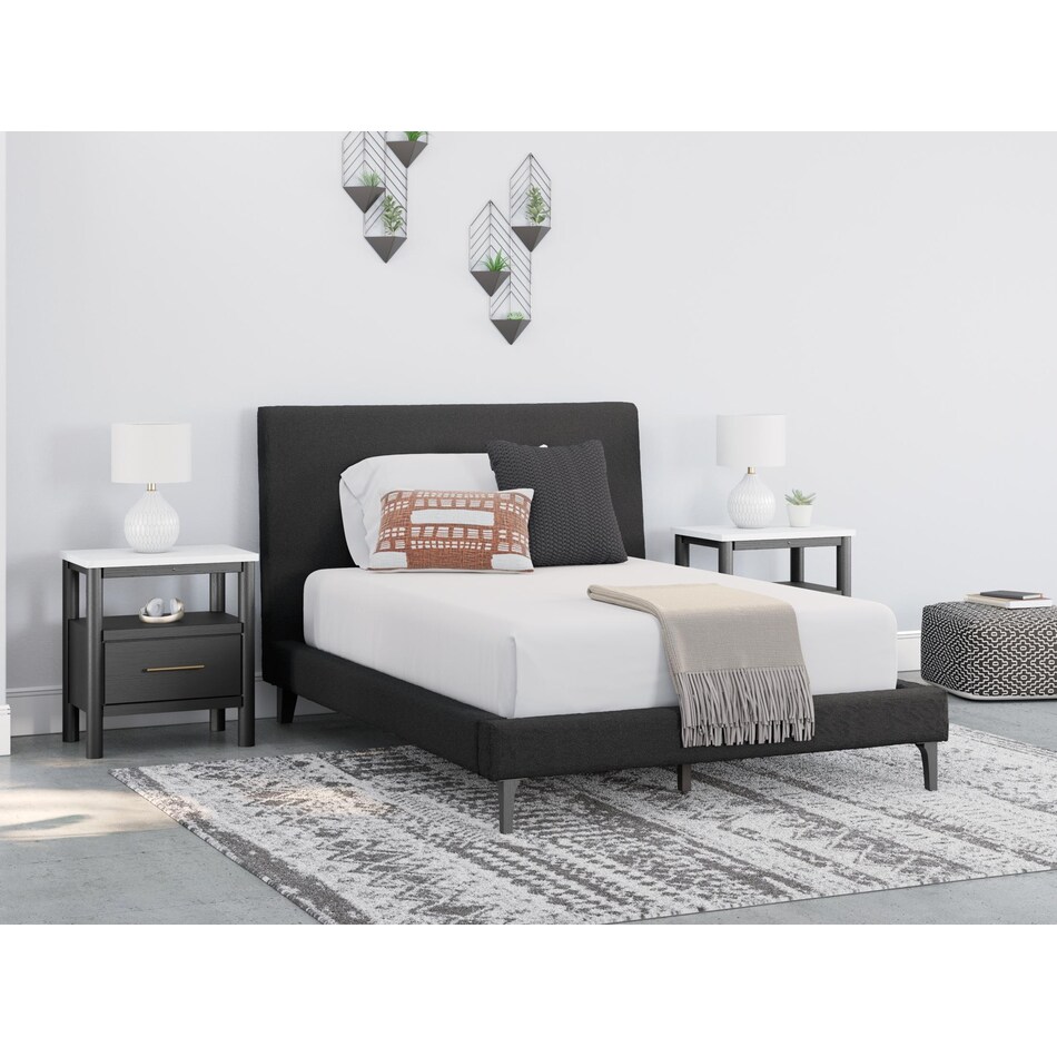 cadmori black full headboard   