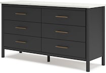 cadmori black white dresser   