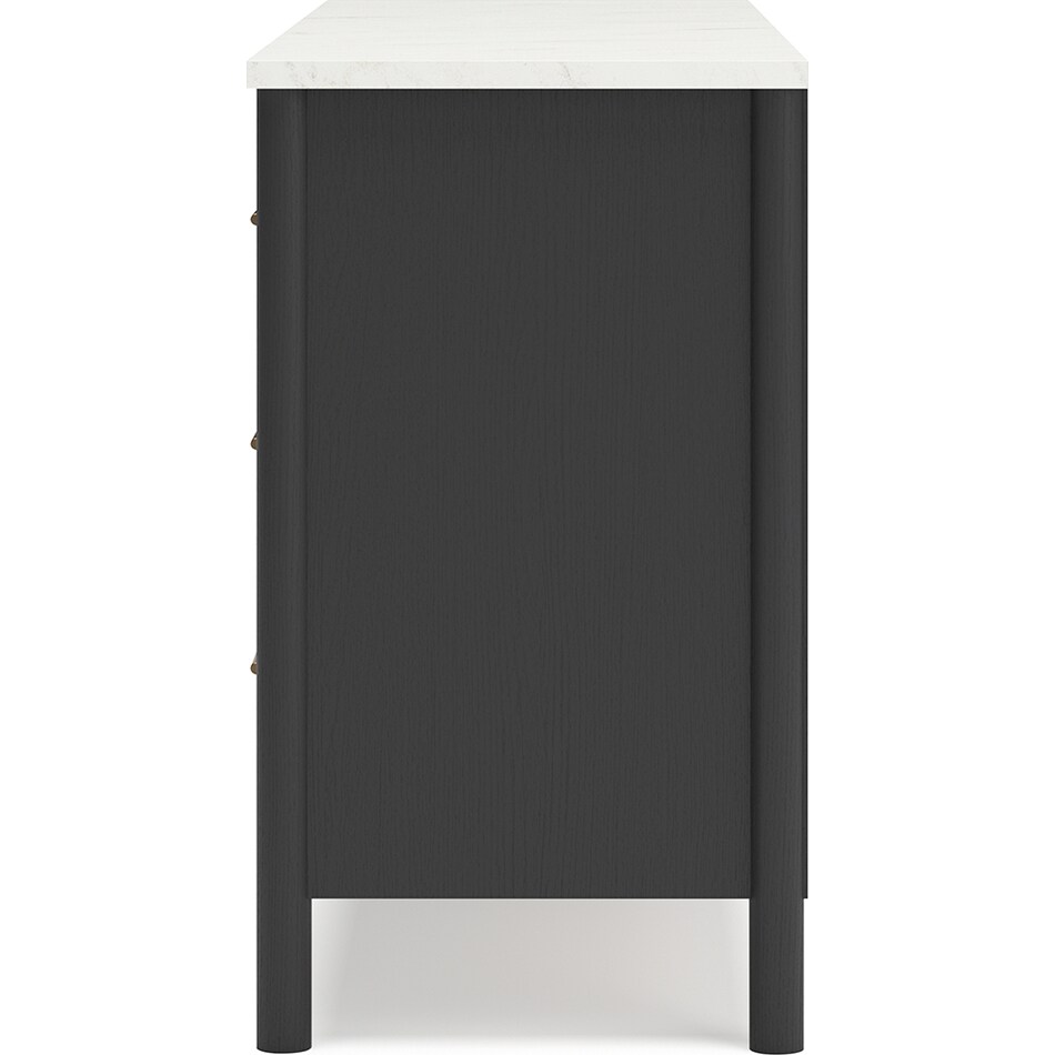 cadmori black white dresser   