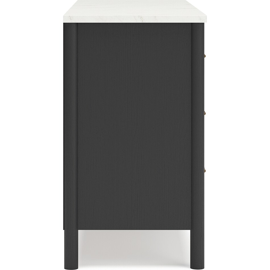 cadmori black white dresser   