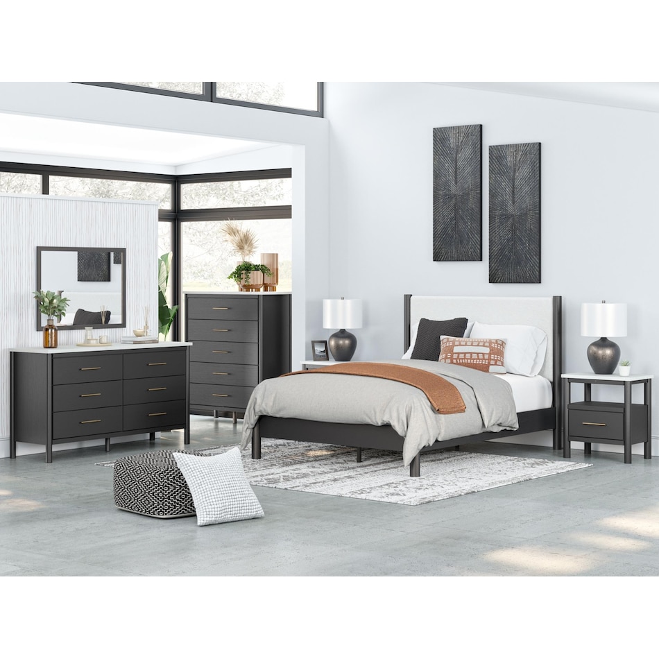 cadmori black white dresser   