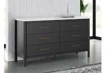 cadmori black white dresser   