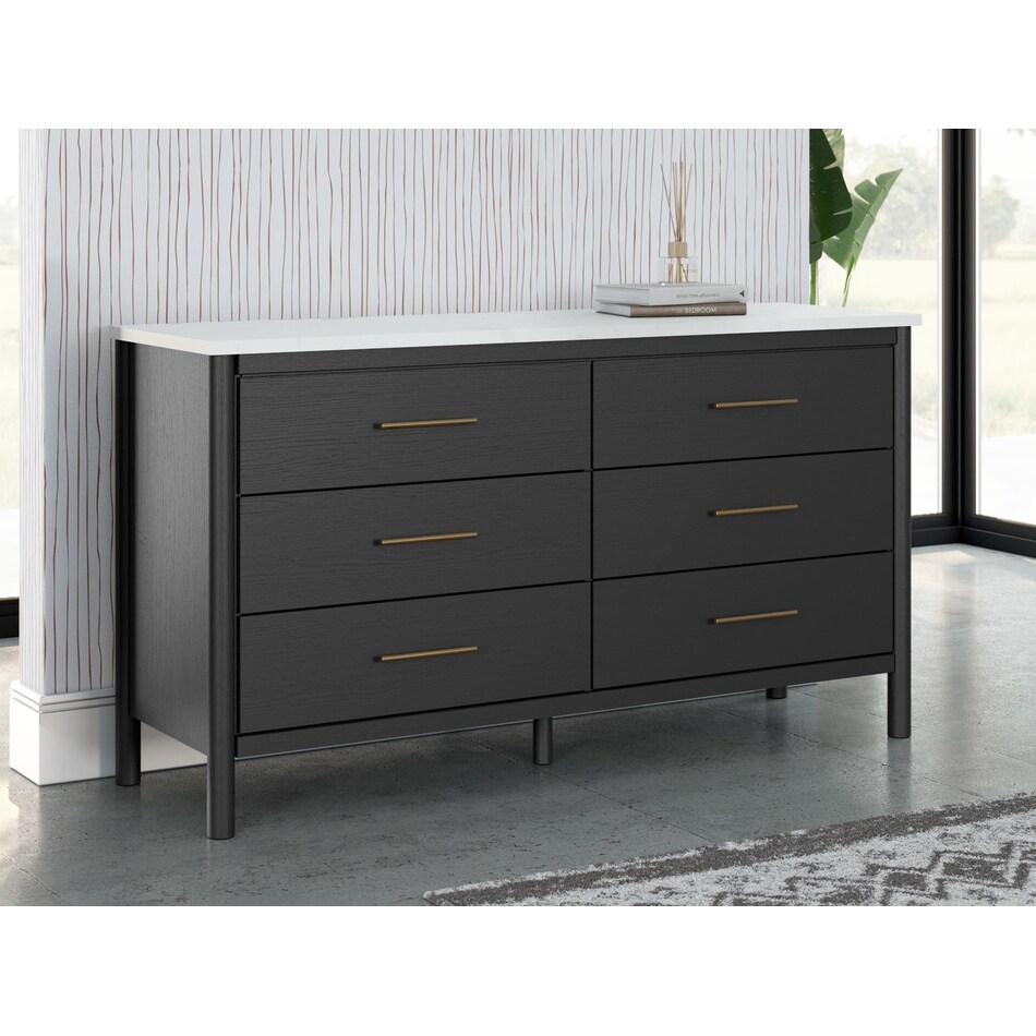 cadmori black white dresser   