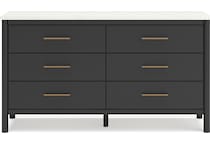 cadmori black white dresser   