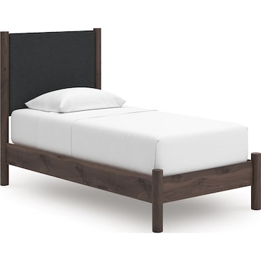CADMORI UPHOLSTERED PANEL PLATFORM BED