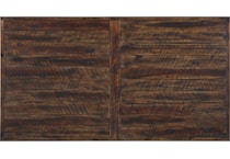 calahan dark brown black cktl tbl castered lift top    
