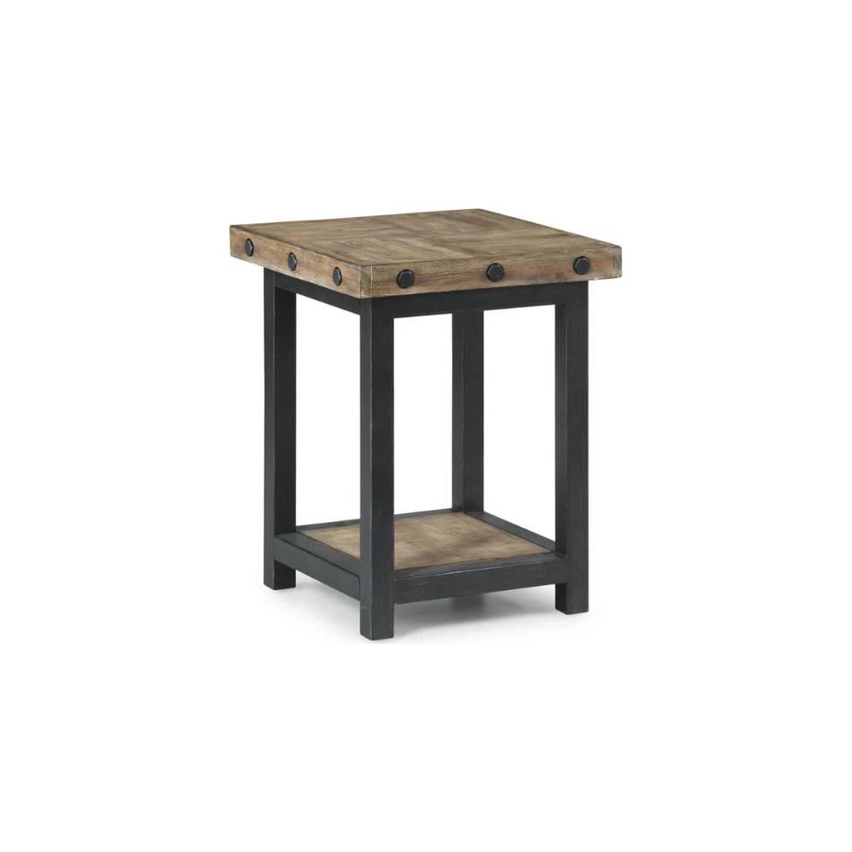 calahan light chairside table   