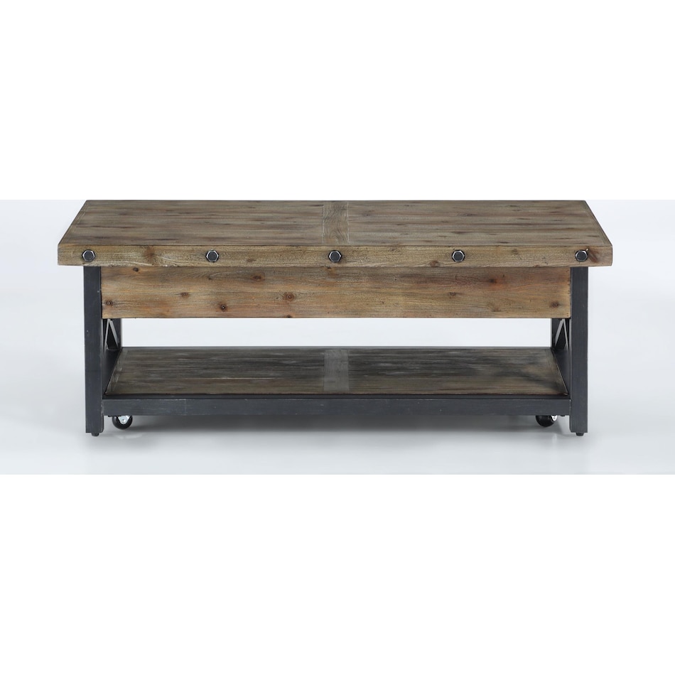 calahan light cktl tbl castered lift top    