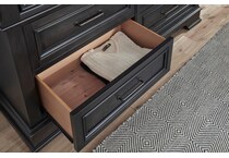 calligan dark sepia dresser   
