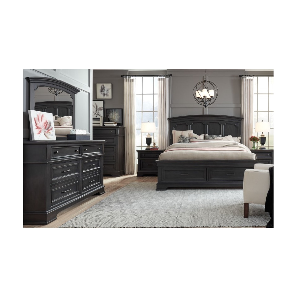 calligan dark sepia dresser   