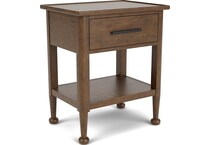 calloway brown nightstand   