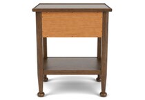 calloway brown nightstand   