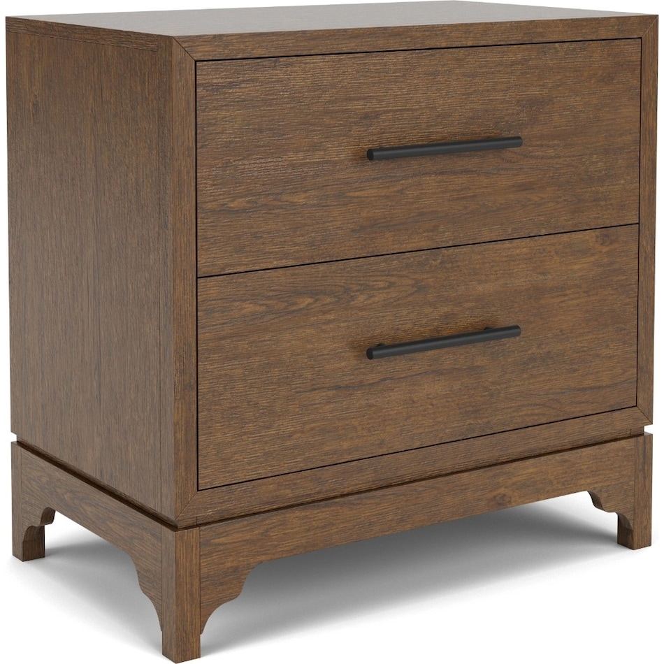 calloway brown nightstand   