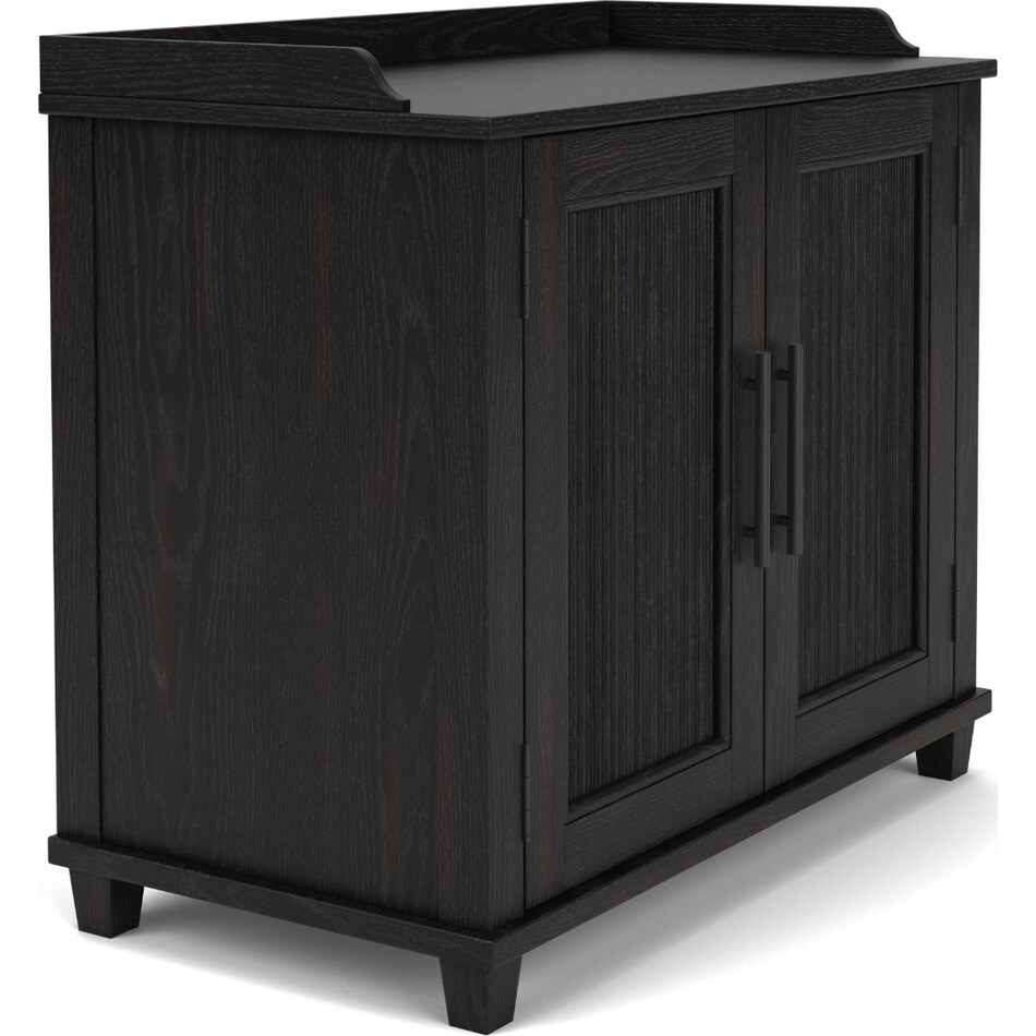 calloway ebony whiskey oak chest   