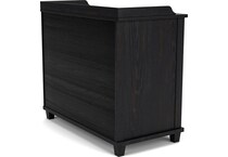 calloway ebony whiskey oak chest   