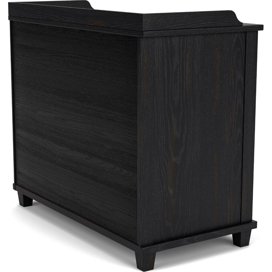 calloway ebony whiskey oak chest   
