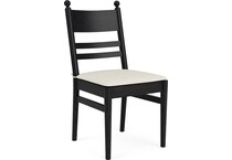 calloway ebony side chair   