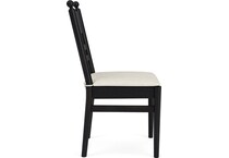 calloway ebony side chair   