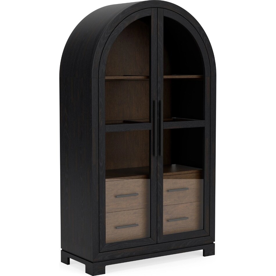 calloway ebony whiskey curio   