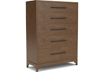 calloway whiskey oak finish chest   