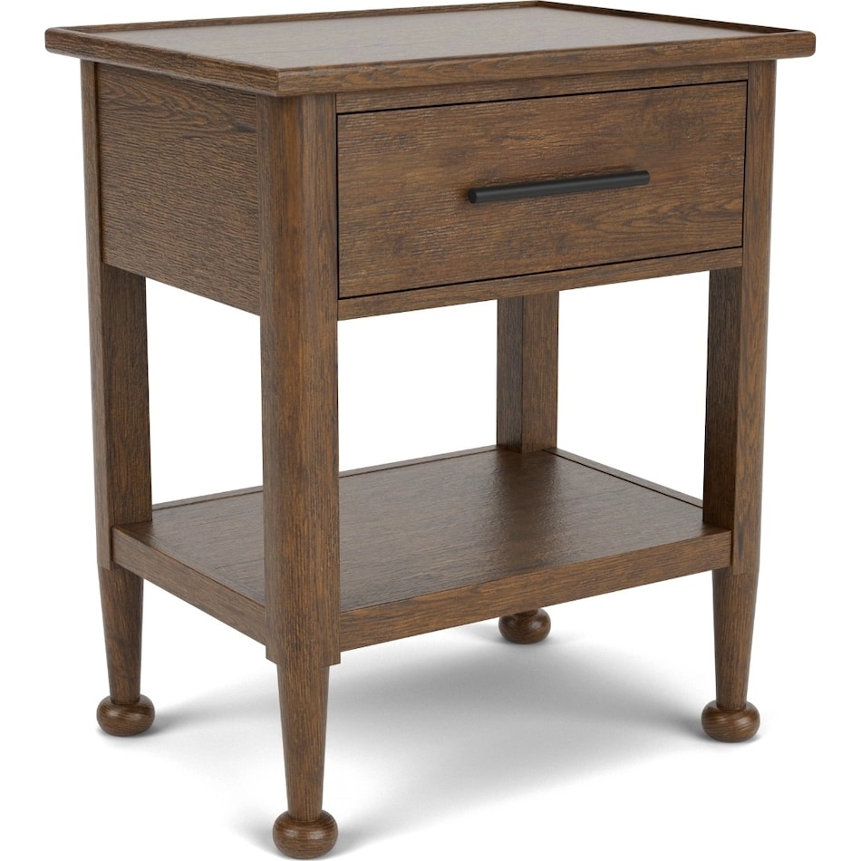 calloway whiskey oak nightstand   