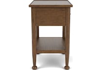 calloway whiskey oak nightstand   
