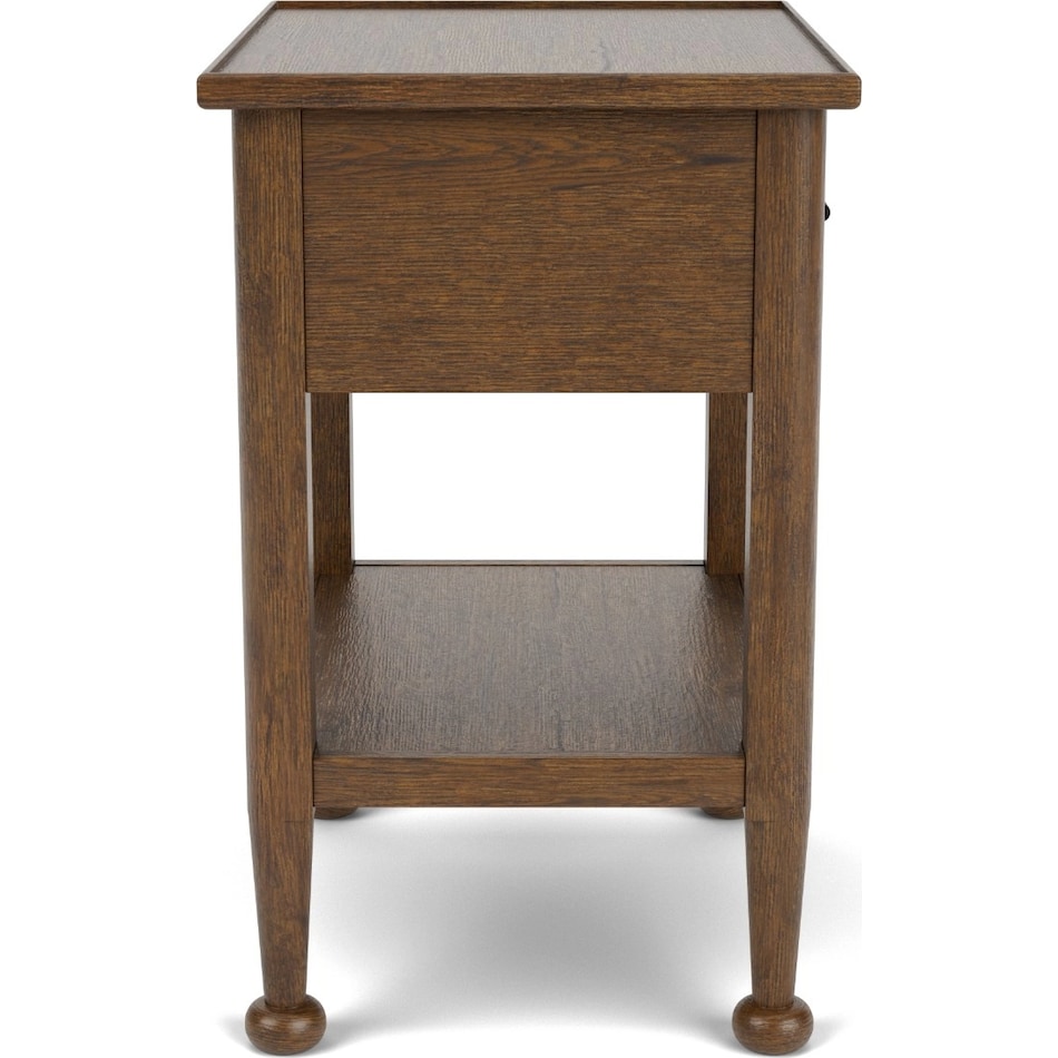 calloway whiskey oak nightstand   
