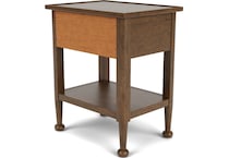 calloway whiskey oak nightstand   