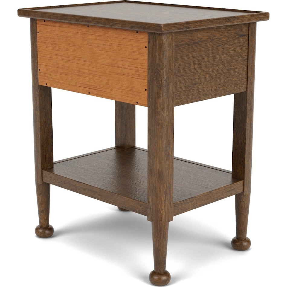 calloway whiskey oak nightstand   