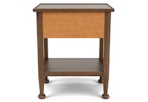 calloway whiskey oak nightstand   
