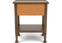 calloway whiskey oak nightstand   