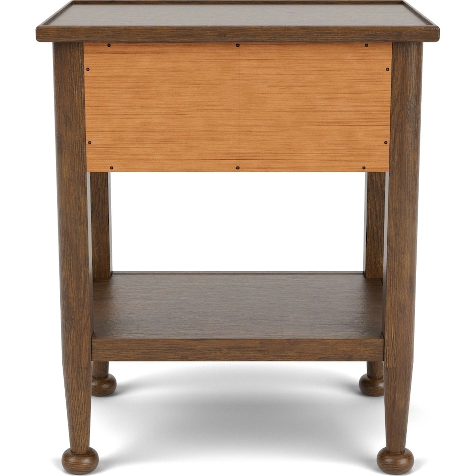 calloway whiskey oak nightstand   