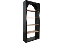 camarillo black accent bookcase   