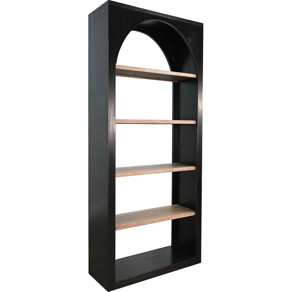 camarillo black accent bookcase   