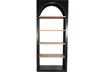camarillo black accent bookcase   