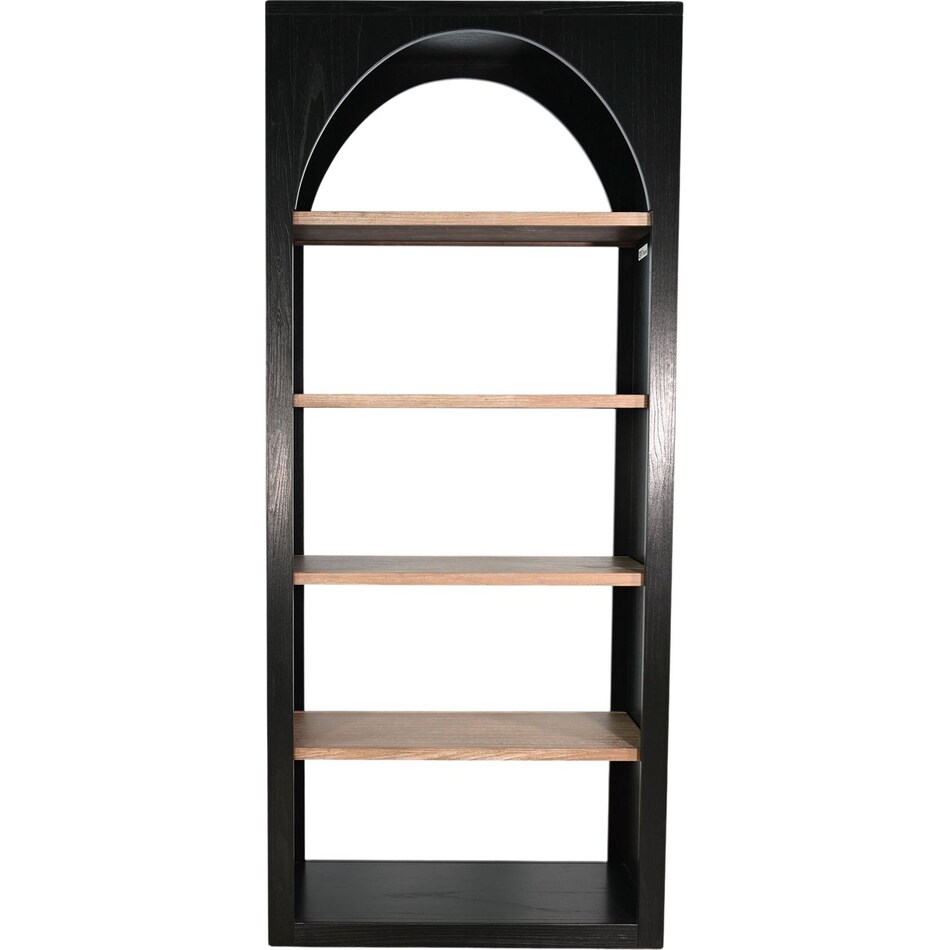 camarillo black accent bookcase   