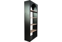 camarillo black accent bookcase   