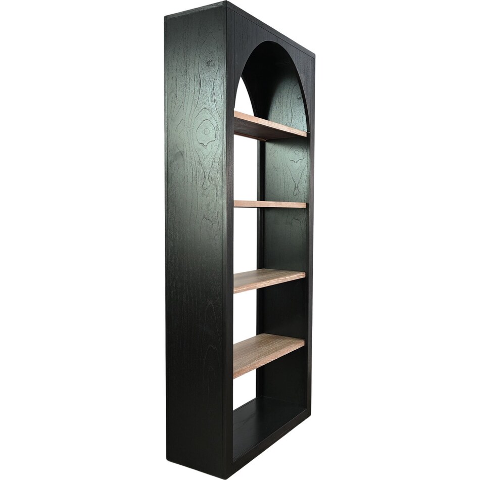 camarillo black accent bookcase   