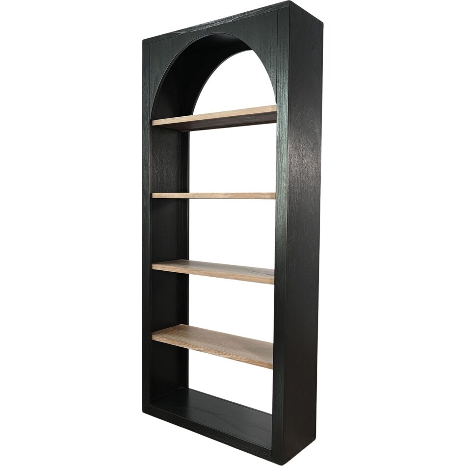 camarillo black accent bookcase   